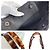 Borsa Tote Chanel Vintage Coco Mark in marmo con catena Nero - vista 6