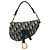 Christian Dior Dior Saddle Bag Mini Blu navy