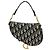 Christian Dior Dior Saddle Bag Mini Blu navy - vista 2