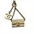 Collana con pendente motivo borsa Chanel Matelassé D'oro - vista 3