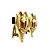 Orecchini a clip Chanel Coco Mark Heart D'oro - vista 2