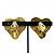Orecchini a clip Chanel Coco Mark Heart D'oro - vista 3