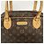 Borsa a Spalla Louis Vuitton Montorgueil PM Marrone - vista 5