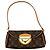Clutch Pochette Beverly Louis Vuitton Marrone