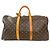 Borsa Boston Louis Vuitton Keepall 50 Marrone - vista 3
