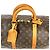 Borsa Boston Louis Vuitton Keepall 50 Marrone - vista 5