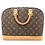 Borsa Louis Vuitton Alma PM Marrone - vista 2