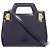 Borsa Salvatore Ferragamo Wanda Mini 2WAY Gancini Blu