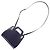 Borsa Salvatore Ferragamo Wanda Mini 2WAY Gancini Blu - vista 8