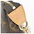 Louis Vuitton Mini pochette accessori Canvas Mini Marrone - vista 6
