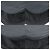 Borsa a tracolla con catena in nylon nero Bottega Veneta - vista 4