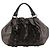 Borsa Tote con volant Prada BR3987 in pelle marrone