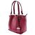 Tod's Pink Leder Blumen Tote Bag - Ansicht 2