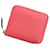 Hermès Portefeuille compact en soie Azap Hermes Rose  - vue 1
