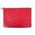Pochette iPad Chanel Trapuntata Caviar Large Rosso