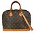 Borsa Louis Vuitton Alma Monogram Canvas PM Marrone