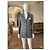 Armani Collezioni Blazer aus Wolle Grau Chevron-Muster - Ansicht 11