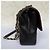 Timeless Chanel Borsa Reversed Chevron con patta in pelle nera Nero - vista 13