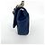 Chanel Resin Chain Top Handle Flap Quilted Lambskin Small Blu navy - vista 5