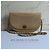 Borsa Chanel Half Moon Flap in pelle beige - vista 4