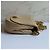 Borsa Chanel Half Moon Flap in pelle beige - vista 8