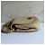 Borsa Chanel Half Moon Flap in pelle beige - vista 9