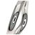 Anello a fascia curva Tiffany & Co. in platino - vista 7