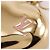 Orecchini Louis Vuitton Boucles de Reilles Fraises Rosa Rosso - vista 6