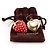 Orecchini Louis Vuitton Boucles de Reilles Fraises Rosa Rosso - vista 8