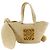 Borsa a mano Loewe Bunny Basket Beige Giallo