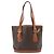 Céline Celine Vintage Macadam Canvas and Leather Braun - Ansicht 2