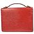 Borsa Louis Vuitton Monceau in pelle Epi BB Rosso - vista 2
