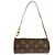 Louis Vuitton Papillon Pochette Monogram Canvas Mini Marrone - vista 2