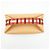 Hermès Pochette Bride-a-Brac Au Carré GM, Fauve Marrone Bianco Arancione - vista 4