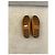 Hermès Mocassins de couro marrom com fivela prateada - vista 6