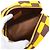 Necessaire Louis Vuitton Yellow Damier Pop Locker Dopp Kit Giallo - vista 4