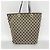 Borsa Tote Gucci GG Canvas Nero Beige - vista 9