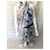 Sciarpa Loewe Maxi Logo in cotone Nero Bianco Rosso Blu Multicolore  - vista 13