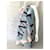 Sciarpa Loewe Maxi Logo in cotone Nero Bianco Rosso Blu Multicolore  - vista 5