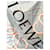 Sciarpa Loewe Maxi Logo in cotone Nero Bianco Rosso Blu Multicolore  - vista 6