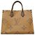 Borsa Tote Louis Vuitton Monogram Giant Reverse OnTheGo MM Marrone - vista 14