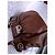 Borsa a mano Salvatore Ferragamo Gancini in pelle marrone - vista 10