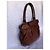 Borsa a mano Salvatore Ferragamo Gancini in pelle marrone - vista 14