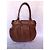 Borsa a mano Salvatore Ferragamo Gancini in pelle marrone - vista 3