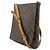 Borsa a tracolla Musette Louis Vuitton Marrone - vista 2