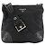 Sac à bandoulière en nylon noir Prada