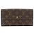 Louis Vuitton Monogram Long Wallet Braun