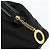 Céline Borsa a mano CELINE Circle Nylon Nero Oro Auth 177620 D'oro - vista 17