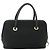 Céline Borsa a mano CELINE Circle Nylon Nero Oro Auth 177620 D'oro - vista 2