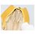Pochette CHANEL in pelle Caviar Oro Giallo CC Auth bs35112 D'oro - vista 10